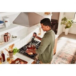 KitchenAid Cordless Variable Speed Black Matte Hand Blender with Chopper and Whisk Attachment -Air Fryers shop black matte kitchenaid immersion blenders khbbv83bm 44 1000