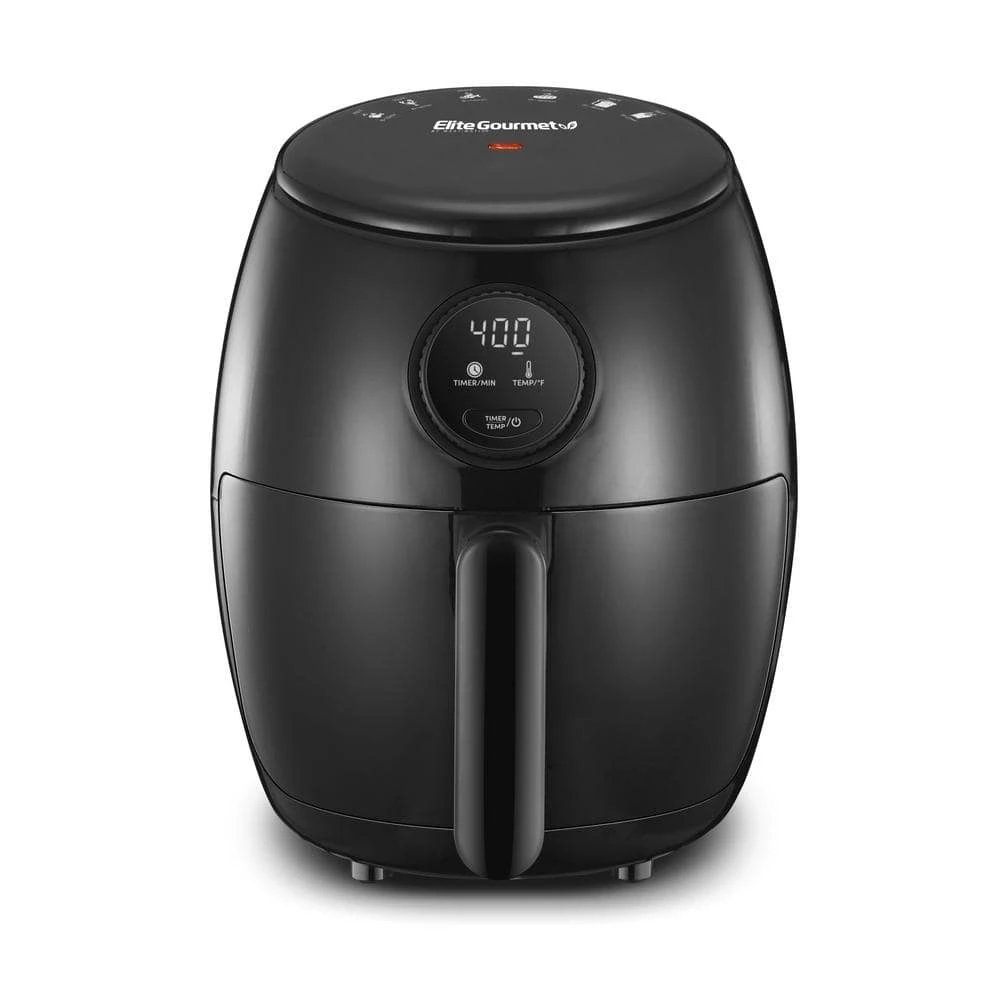 Maximatic Elite Gourmet 2 Qt. Digital Air Fryer Black 3 Maximatic Elite Gourmet 2 Qt. Digital Air Fryer Black