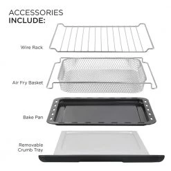 Maximatic Elite Gourmet Deluxe 25L Air Fryer Oven Black 15 Maximatic Elite Gourmet Deluxe 25L Air Fryer Oven Black -Air Fryers shop black maximatic air fryers eaf9100 76 1000