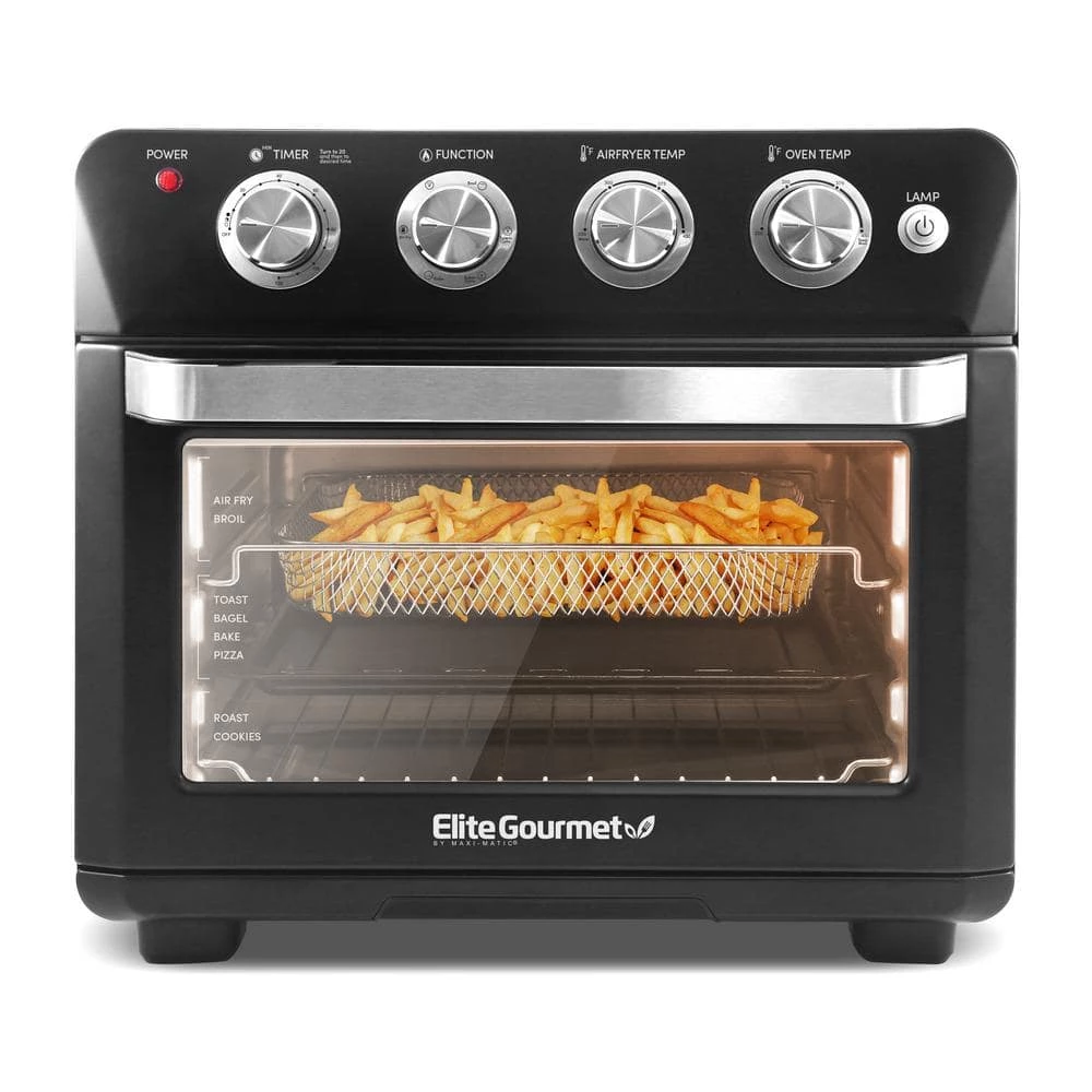 Maximatic Elite Gourmet Deluxe 25L Air Fryer Oven Black 4 Maximatic Elite Gourmet Deluxe 25L Air Fryer Oven Black - Image 2
