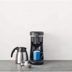 Mr. Coffee Pod + 10- Cup Space-Saving Combo Brewer Drip Coffee Maker -Air Fryers shop black mr coffee drip coffee makers 2121469 4f 1000