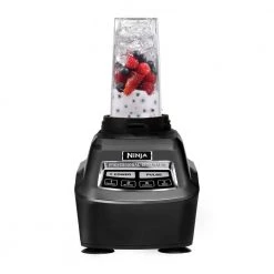 NINJA Mega Kitchen System 72 oz. 5-Speed Black Blender and Food Processor with Travel Cups (BL770) -Air Fryers shop black ninja countertop blenders bl770 40 1000