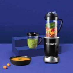 NutriBullet Rx 30 oz. Single Speed Black Blender with 1 Liter Pitcher -Air Fryers shop black nutribullet countertop blenders n17 1001 1f 1000