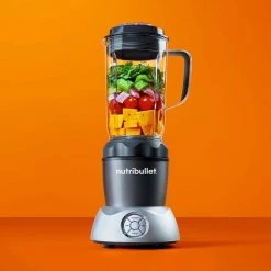 NutriBullet Select 32 oz. 2-Speed Gray Blender with Additional Pitcher and Lids -Air Fryers shop black nutribullet countertop blenders nb 50200 4f 1000