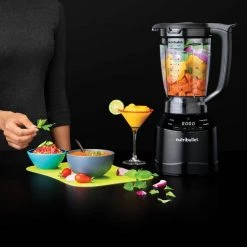 NutriBullet Smart Touch 64 oz. 3-Speed Black Blender with Pulse 10 NutriBullet Smart Touch 64 oz. 3-Speed Black Blender with Pulse -Air Fryers shop black nutribullet countertop blenders nbf50420 4f 1000