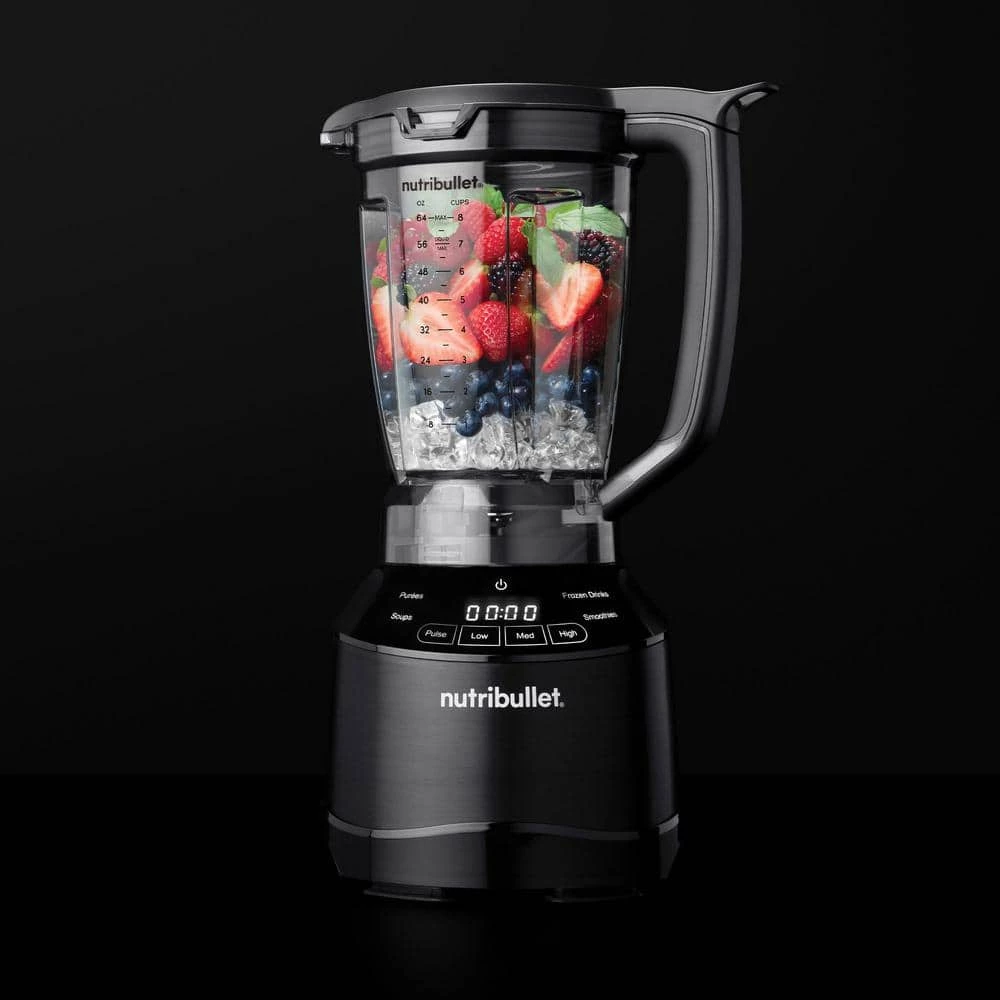 NutriBullet Smart Touch 64 oz. 3-Speed Black Blender with Pulse 4 NutriBullet Smart Touch 64 oz. 3-Speed Black Blender with Pulse - Image 2