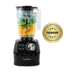 NuWave 64 oz. 6 Speed Countertop Infinity Blender with Lifetime Warranty Black Finish -Air Fryers shop black nuwave countertop blenders 28202 44 1000