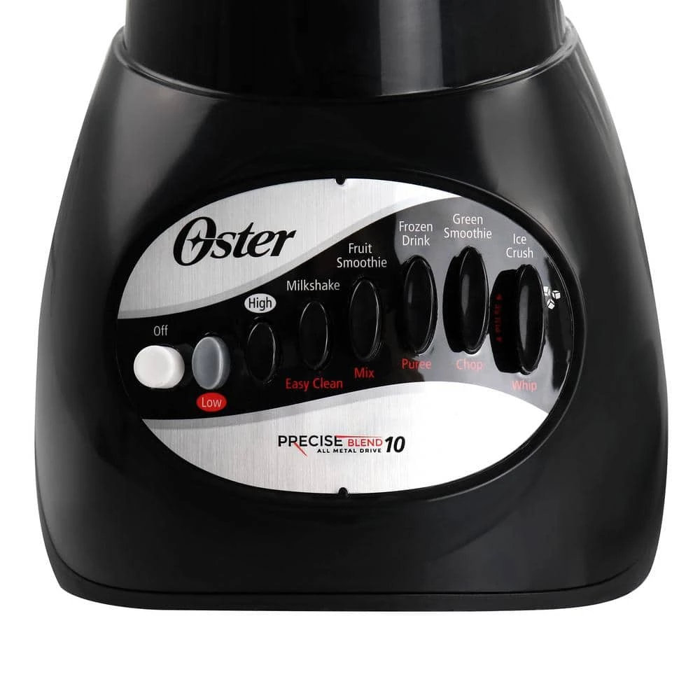 Oster Classic Series 40 oz. 10-SPeed Black Blender with Pulse 7 Oster Classic Series 40 oz. 10-SPeed Black Blender with Pulse - Image 5