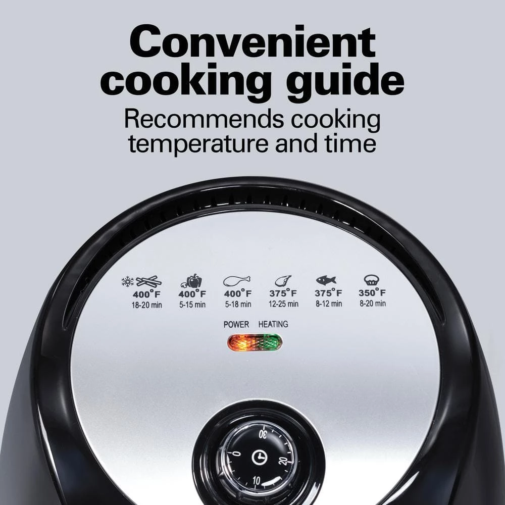 Proctor Silex 1.58 Qt. Black Air Fryer 8 Proctor Silex 1.58 Qt. Black Air Fryer - Image 6