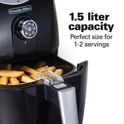Proctor Silex 1.58 Qt. Black Air Fryer 13 Proctor Silex 1.58 Qt. Black Air Fryer -Air Fryers shop black proctor silex air fryers 35055 e1 1000