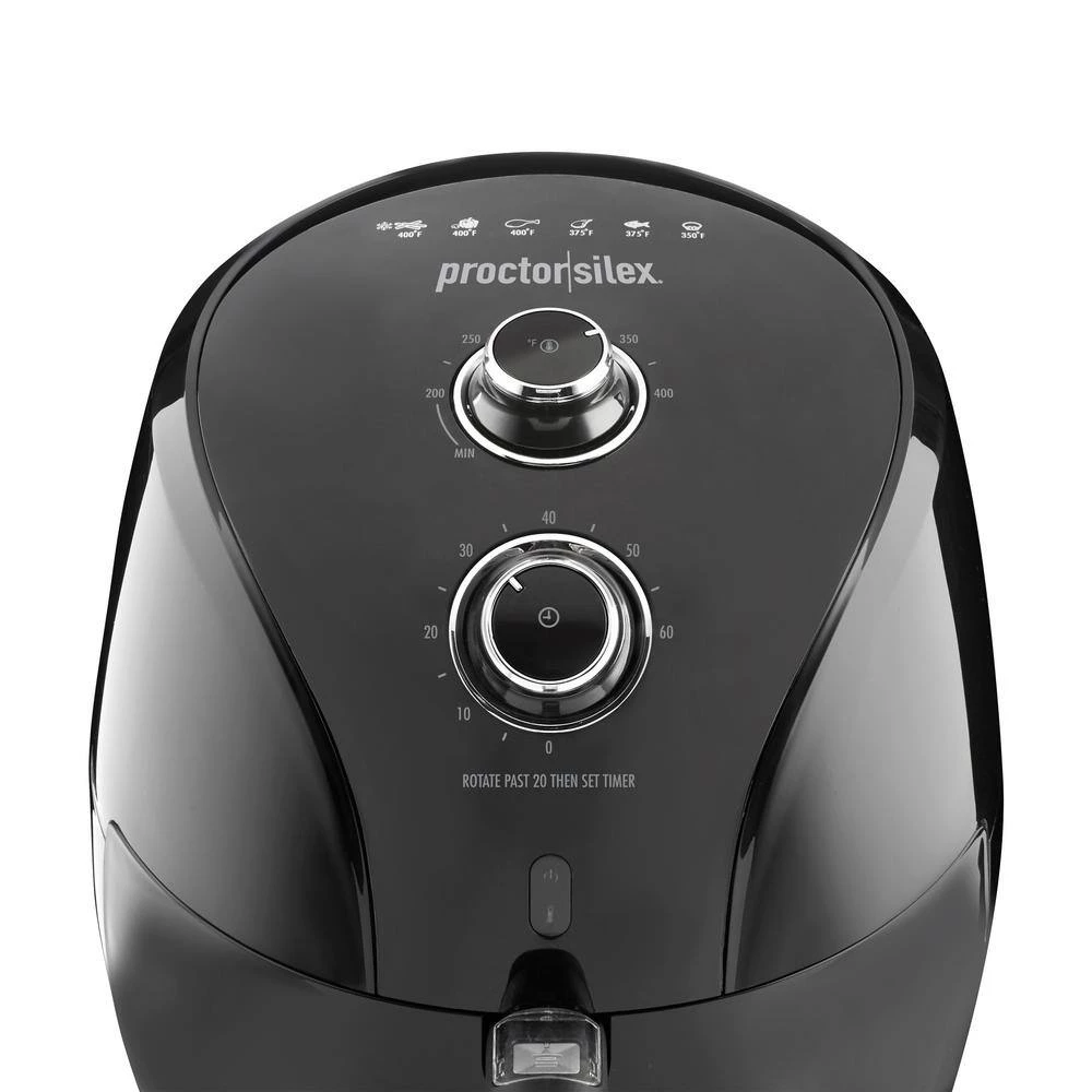 Proctor Silex 5.2 Qt. Black Air Fryer with 60-Minute Timer 8 Proctor Silex 5.2 Qt. Black Air Fryer with 60-Minute Timer - Image 6