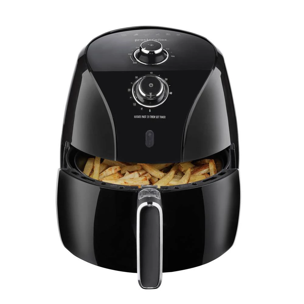 Proctor Silex 5.2 Qt. Black Air Fryer with 60-Minute Timer 4 Proctor Silex 5.2 Qt. Black Air Fryer with 60-Minute Timer - Image 2