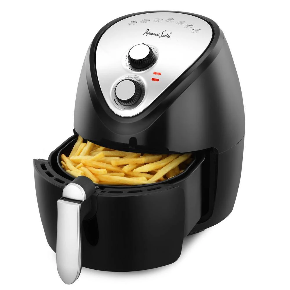 Professional Series Cool Touch 3.38 qt. Air Fryer Black 4 Professional Series Cool Touch 3.38 qt. Air Fryer Black - Image 2