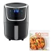 GoWISE USA 1. 7- qt. , 2.0 qt. Max Black/Silver Electric Mini Air Fryer with Digital Touchscreen + Recipe Book 1 GoWISE USA 1. 7- qt. , 2.0 qt. Max Black/Silver Electric Mini Air Fryer with Digital Touchscreen + Recipe Book -Air Fryers shop black silver gowise usa air fryers gw22976 64 1000