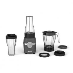 Starfrit 50 oz. 4-Speed Clear Black Countertop 12-Piece Blender Set -Air Fryers shop black starfrit countertop blenders 024306 002 0000 44 1000