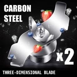 VEVOR Commercial Smoothie Blenders 50.7 oz. 5 Speed Multifunctional 2-in-1 Countertop Silent Blender, 1500W 12 VEVOR Commercial Smoothie Blenders 50.7 oz. 5 Speed Multifunctional 2-in-1 Countertop Silent Blender, 1500W -Air Fryers shop black vevor countertop blenders sbj908hs000000001v1 1f 1000