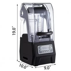 VEVOR Commercial Smoothie Blenders 50.7 oz. 5 Speed Multifunctional 2-in-1 Countertop Silent Blender, 1500W 15 VEVOR Commercial Smoothie Blenders 50.7 oz. 5 Speed Multifunctional 2-in-1 Countertop Silent Blender, 1500W -Air Fryers shop black vevor countertop blenders sbj908hs000000001v1 76 1000