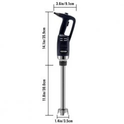 VEVOR Commercial Immersion Blender Constant Speed 350-Watt Hand Mixer Stainless Steel Hand Blender with Remove Shaft,Black 16 VEVOR Commercial Immersion Blender Constant Speed 350-Watt Hand Mixer Stainless Steel Hand Blender with Remove Shaft,Black -Air Fryers shop black vevor immersion blenders scjbq350w30cmoka1v1 76 1000