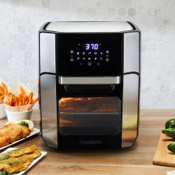 West Bend 12.6 QT XL Air Fryer Oven - Bake, Roast, Rotisserie, Dehydrate, Re-Heat 10 Quick Menu Presets 13 West Bend 12.6 QT XL Air Fryer Oven - Bake, Roast, Rotisserie, Dehydrate, Re-Heat 10 Quick Menu Presets -Air Fryers shop black west bend air fryers afwb12bk13 31 1000