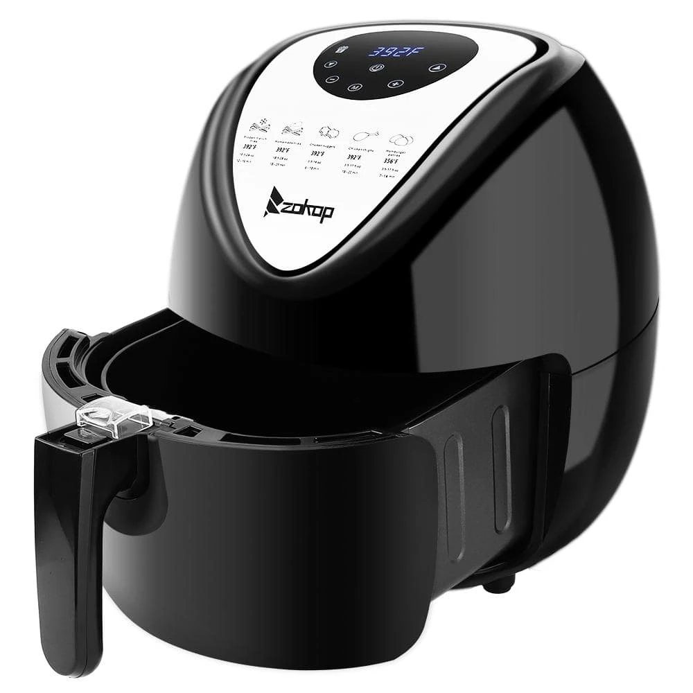 Winado 5.6 Qt. Black Air Fryer with 7 Cooking Presets 3 Winado 5.6 Qt. Black Air Fryer with 7 Cooking Presets