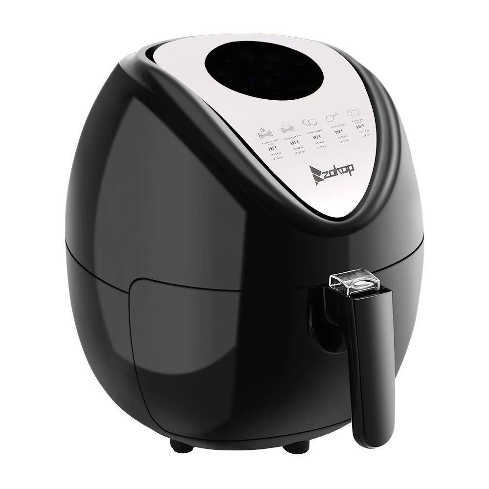 Winado 5.6 Qt. Black Air Fryer with 7 Cooking Presets 4 Winado 5.6 Qt. Black Air Fryer with 7 Cooking Presets - Image 2