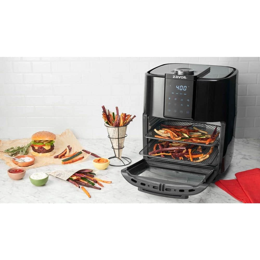 Zavor Crunch 12.7 Qt. Black Air Fryer Oven 8 Zavor Crunch 12.7 Qt. Black Air Fryer Oven - Image 6