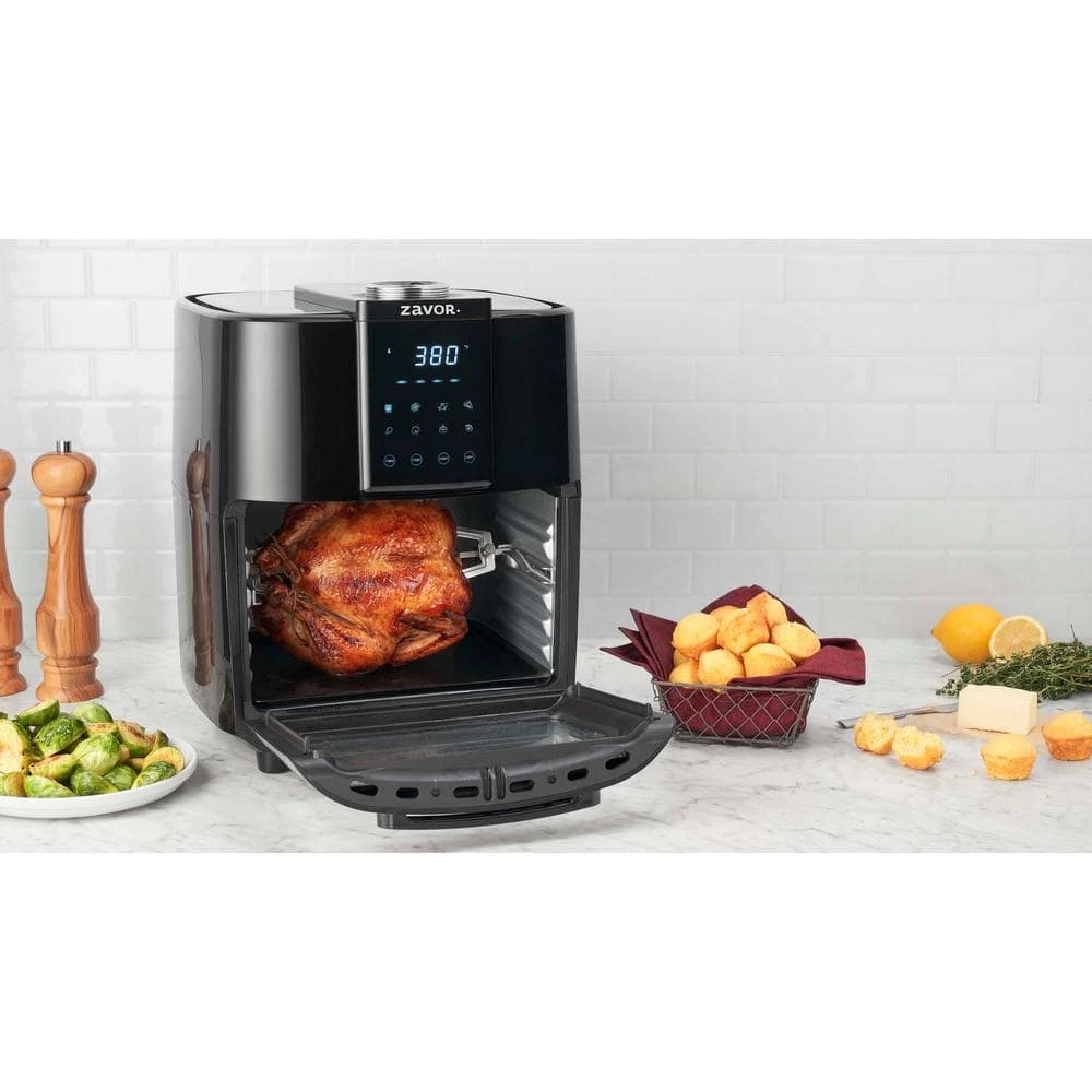 Zavor Crunch 12.7 Qt. Black Air Fryer Oven 4 Zavor Crunch 12.7 Qt. Black Air Fryer Oven - Image 2