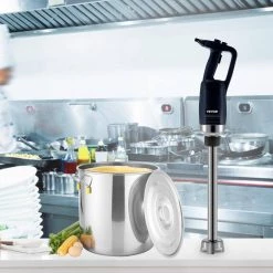 VEVOR Commercial Immersion Blender 500 Watt Variable Speed Heavy Duty Hand Mixer 11.8 in. Hand Blender Commercial -Air Fryers shop blue vevor immersion blenders scjbq500w30cmau1fv1 31 1000