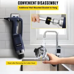 VEVOR Commercial Immersion Blender 750 Watt Variable Speed Hand Mixer 11.8 in. Mixing Rod Hand Blender Commercial -Air Fryers shop blue vevor immersion blenders scjbq750w30cmlix7v1 44 1000