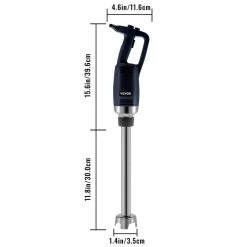 VEVOR Commercial Immersion Blender 750 Watt Variable Speed Hand Mixer 11.8 in. Mixing Rod Hand Blender Commercial -Air Fryers shop blue vevor immersion blenders scjbq750w30cmlix7v1 76 1000