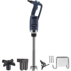 VEVOR Commercial Immersion Blender Variable Speed Heavy Duty Immersion Blender 304 Stainless Steel Commercial Hand Mixer