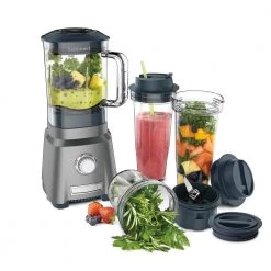 Cuisinart Hurricane 32 oz. 3-Speed Brushed Chrome Compact Juicing Blender -Air Fryers shop brushed chrome cuisinart countertop blenders cpb 380p1 4f 1000