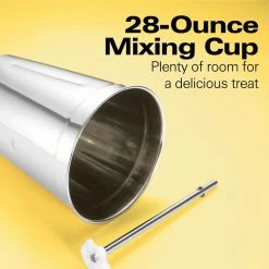 Hamilton Beach Drinkmaster 28 oz. Single Speed Classic Chrome Drink Mixer 17 Hamilton Beach Drinkmaster 28 oz. Single Speed Classic Chrome Drink Mixer -Air Fryers shop brushed chrome hamilton beach countertop blenders 730c 44 1000