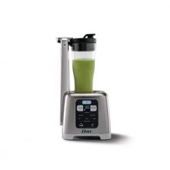 Oster 67.6 oz. 2-Liter 5-Speed Brushed Nickel Performance Blender with FoodSaver Vacuum Sealing System -Air Fryers shop brushed nickel oster countertop blenders 2092667 1f 1000