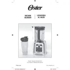 Oster 67.6 oz. 2-Liter 5-Speed Brushed Nickel Performance Blender with FoodSaver Vacuum Sealing System -Air Fryers shop brushed nickel oster countertop blenders 2092667 4f 1000