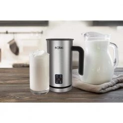 SOLAC Stainless Steel Milk Frother and Hot Chocolate Mixer -Air Fryers shop brushed stainless steel solac milk frothers spf500 31 1000
