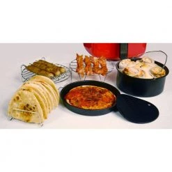 GoWISE USA 8-in-1 5.8 Qt. Chili Red Air Fryer with 6-Piece Accessory Set and 50-Recipes Book 17 GoWISE USA 8-in-1 5.8 Qt. Chili Red Air Fryer with 6-Piece Accessory Set and 50-Recipes Book -Air Fryers shop chili red gowise usa air fryers gwac22005 31 1000