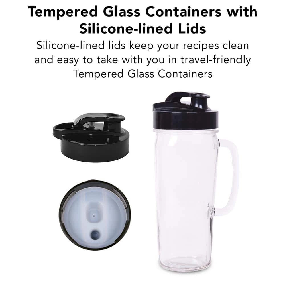 Tribest 42 oz. 4-Speed Chrome Personal Blender 6 Tribest 42 oz. 4-Speed Chrome Personal Blender - Image 4