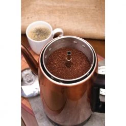 Euro Cuisine 8-Cup Copper Electric Percolator -Air Fryers shop copper euro cuisine percolators per08 44 1000