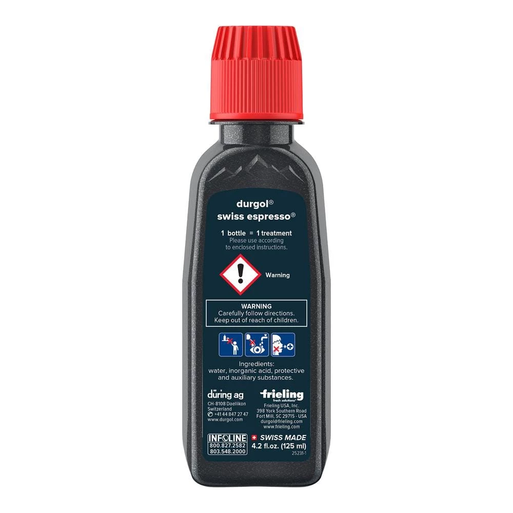 Durgol Swiss Espresso Machine Descaler/Decalcifier Solution (4-Pack) 5 Durgol Swiss Espresso Machine Descaler/Decalcifier Solution (4-Pack) - Image 3