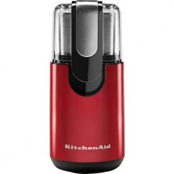 KitchenAid 7 oz. Empire Red Coffee Grinder with Stainless Steel Blade