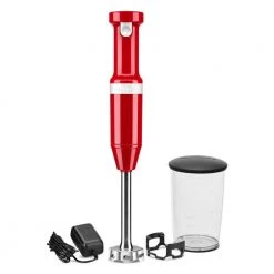 KitchenAid Cordless Variable Speed Empire Red Hand Blender -Air Fryers shop empire red kitchenaid immersion blenders khbbv53er 4f 1000