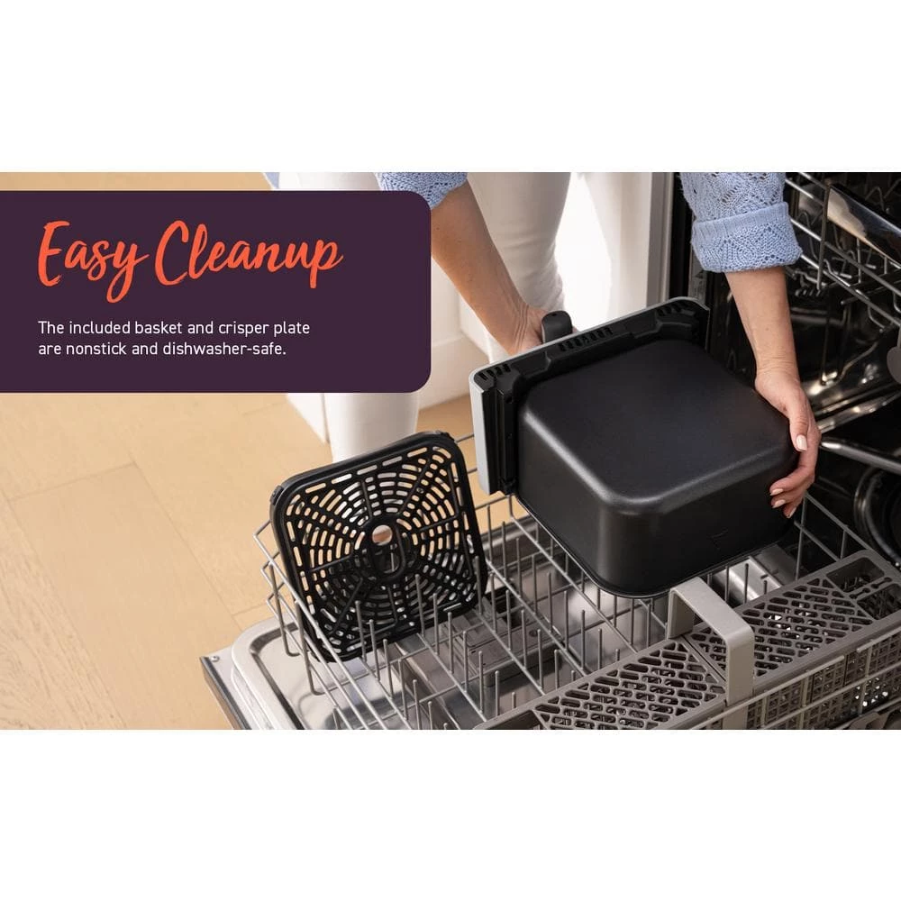 Cosori Dual Blaze Smart 6.8 qt. Gray Air Fryer with Bonus Skewer Rack Set, Multi-Purpose Rack, Heat Mat 8 Cosori Dual Blaze Smart 6.8 qt. Gray Air Fryer with Bonus Skewer Rack Set, Multi-Purpose Rack, Heat Mat - Image 6