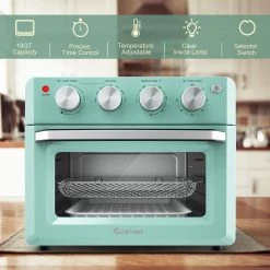 Costway 19 qt. Mint green Air Fryer Toaster Oven 15 Costway 19 qt. Mint green Air Fryer Toaster Oven -Air Fryers shop green costway air fryers ep24685us gn 44 1000