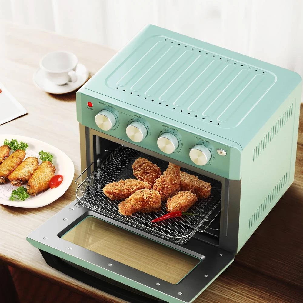 Costway 19 qt. Mint green Air Fryer Toaster Oven 6 Costway 19 qt. Mint green Air Fryer Toaster Oven - Image 4