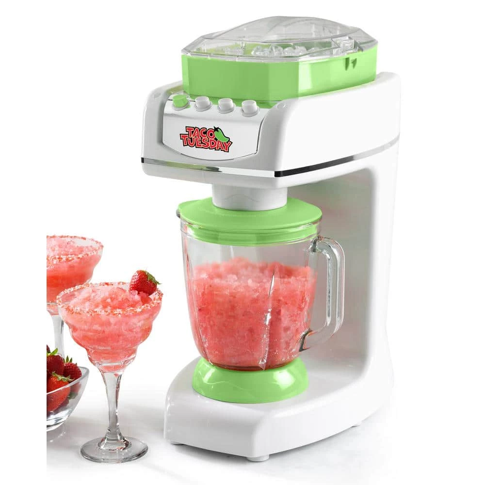 TACO TUESDAY 56 oz. Single Speed Green Margarita and Slush Maker Blender 4 TACO TUESDAY 56 oz. Single Speed Green Margarita and Slush Maker Blender - Image 2