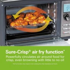 Hamilton Beach 0.5 qt. Grey Air Fryer with Digital Oven -Air Fryers shop grey hamilton beach air fryers 31390 c3 1000
