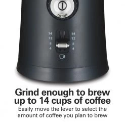 Hamilton Beach Custom Grind 5 oz. Grey Blade Coffee Grinder -Air Fryers shop grey hamilton beach coffee grinders 80396rc 44 1000