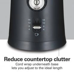 Hamilton Beach Custom Grind 5 oz. Grey Blade Coffee Grinder -Air Fryers shop grey hamilton beach coffee grinders 80396rc 66 1000