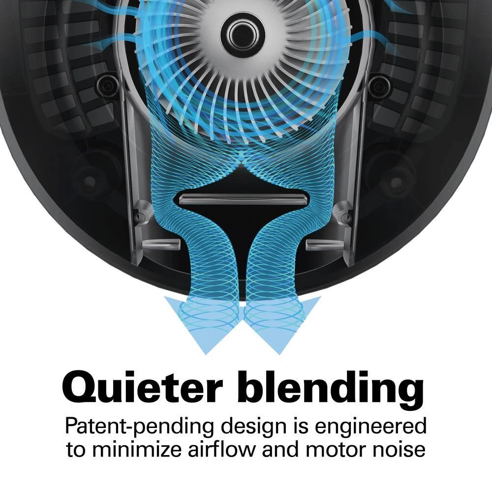Hamilton Beach Wave Crusher 40 oz. 6-Speed Gray Blender with 20 oz. Travel Jar 10 Hamilton Beach Wave Crusher 40 oz. 6-Speed Gray Blender with 20 oz. Travel Jar - Image 8